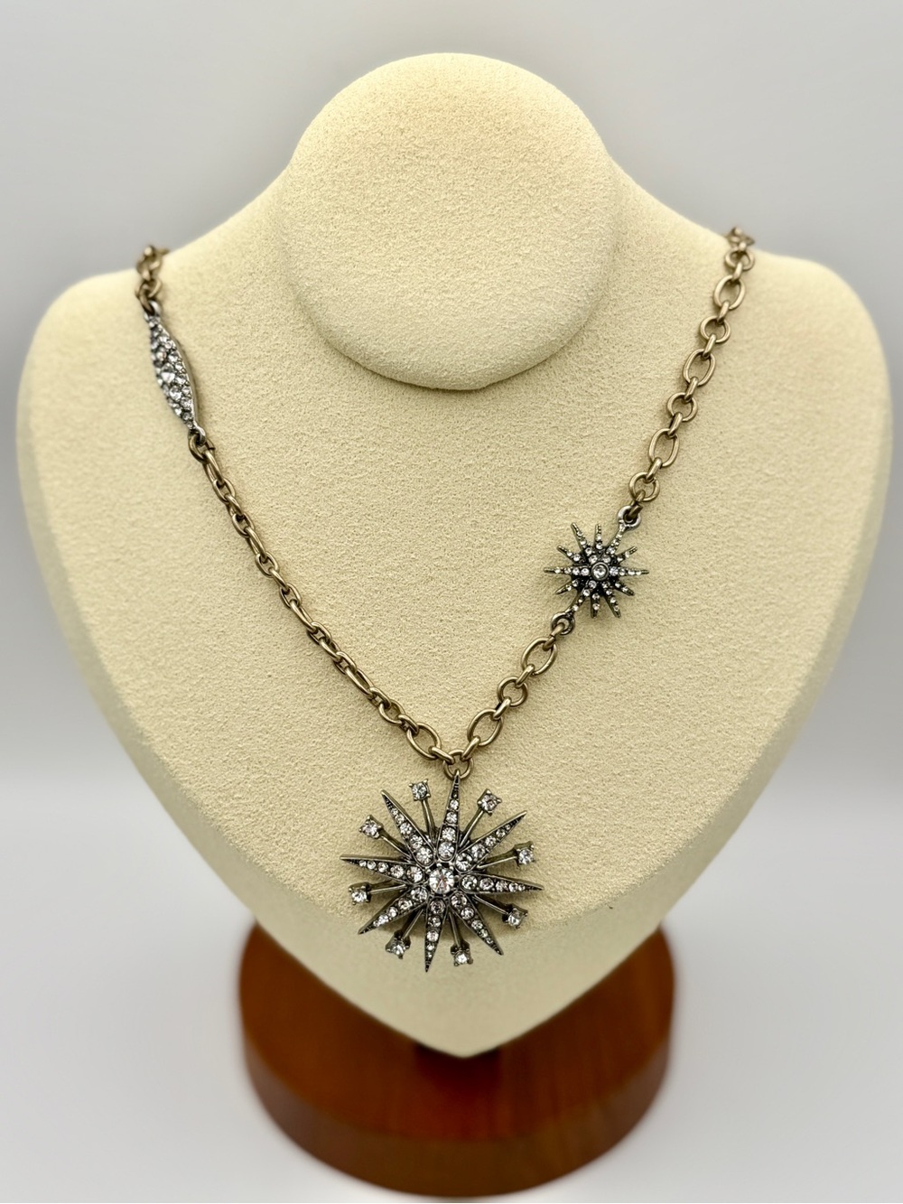 Chloe + Isabel Celestial Crystal Starburst Statement Necklace